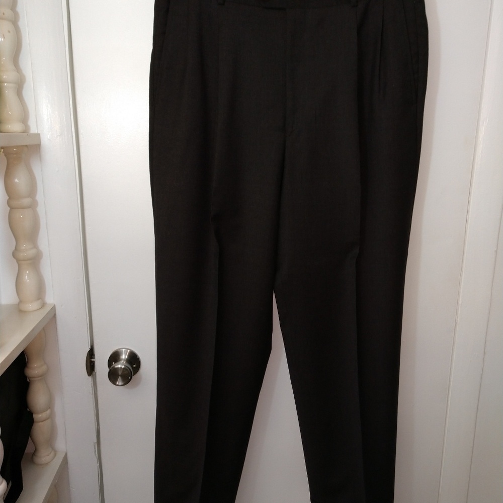 Gerald Austin Grey Wool Slacks Men's 36